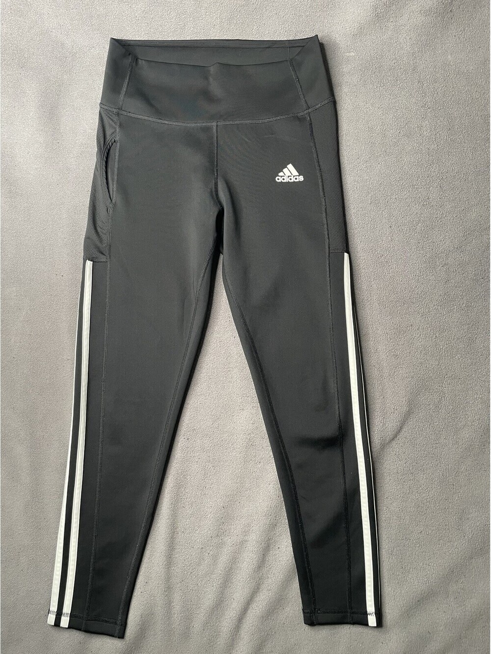 Adidas Women’s Size M Aeroready 3 Stripe Pocket Leggings